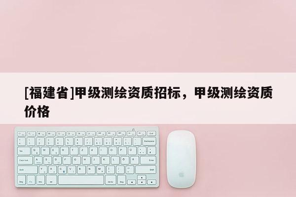 [福建省]甲級測繪資質(zhì)招標，甲級測繪資質(zhì)價格