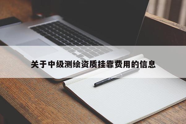 關于中級測繪資質掛靠費用的信息