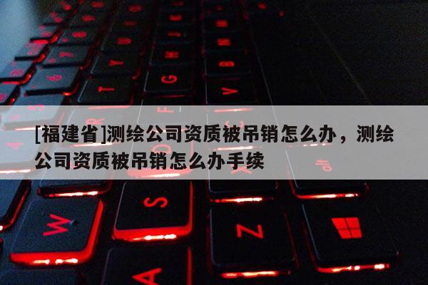 [福建省]測繪公司資質被吊銷怎么辦，測繪公司資質被吊銷怎么辦手續