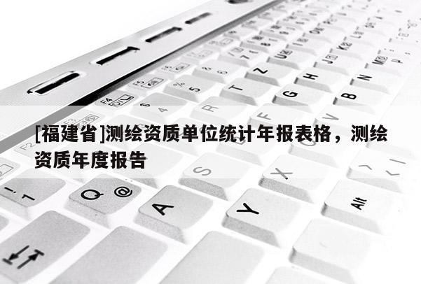 [福建省]測繪資質單位統計年報表格，測繪資質年度報告