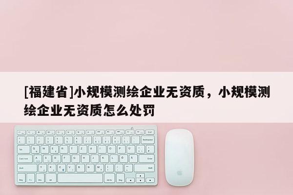 [福建省]小規模測繪企業無資質，小規模測繪企業無資質怎么處罰
